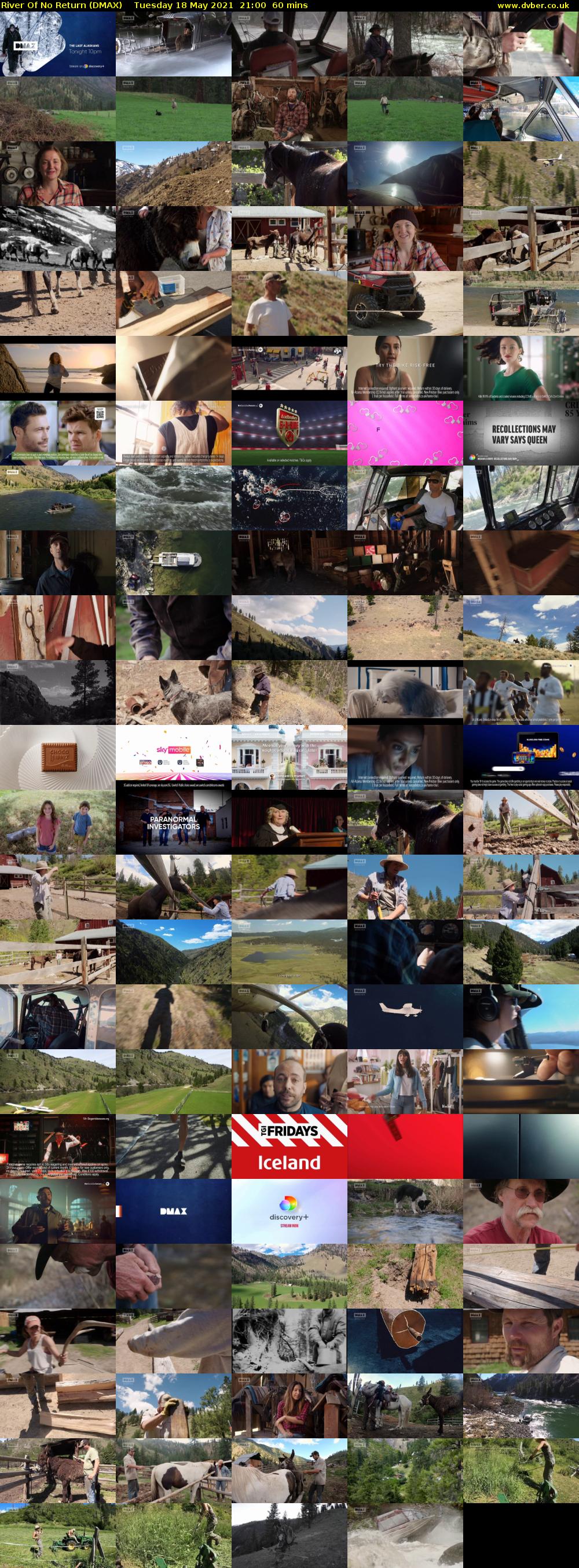 River Of No Return (DMAX) Tuesday 18 May 2021 21:00 - 22:00