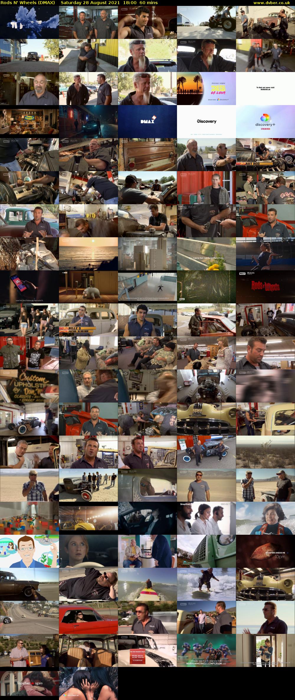 Rods N' Wheels (DMAX) Saturday 28 August 2021 18:00 - 19:00