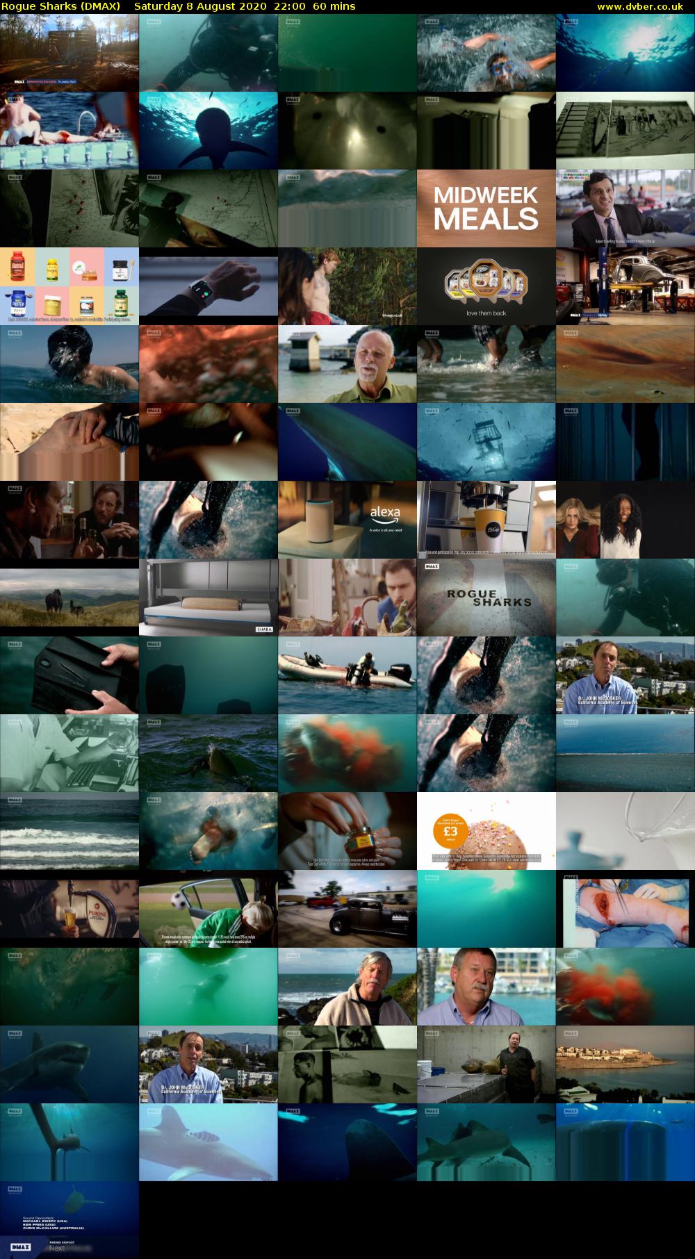 Rogue Sharks (DMAX) Saturday 8 August 2020 22:00 - 23:00