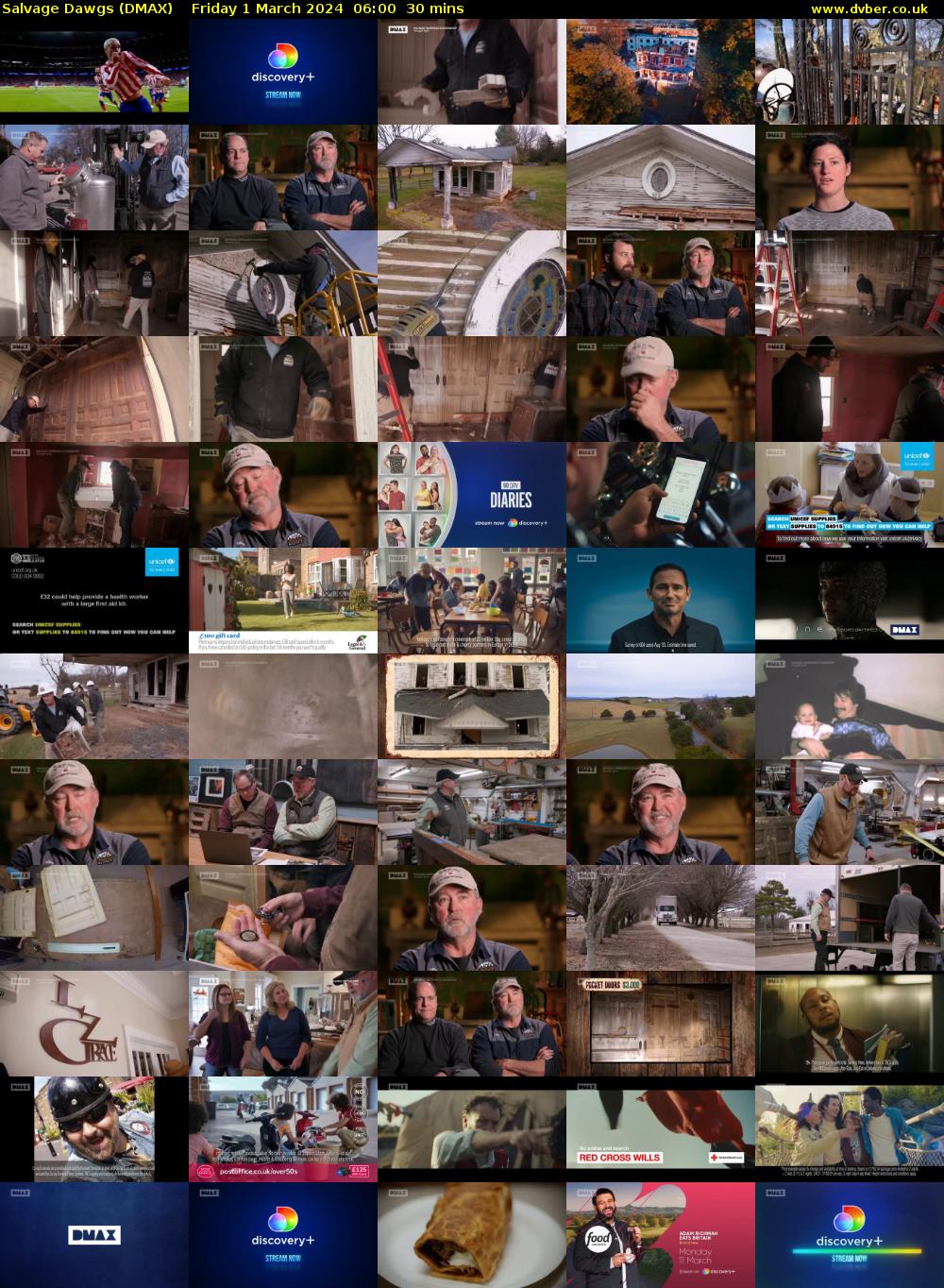 Salvage Dawgs (DMAX) Friday 1 March 2024 06:00 - 06:30