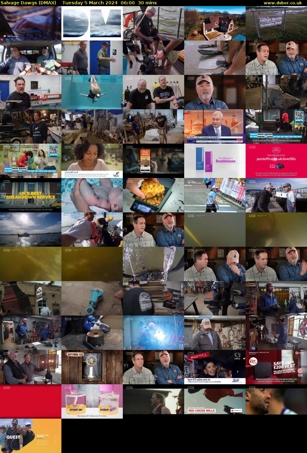 Salvage Dawgs (DMAX) Tuesday 5 March 2024 06:00 - 06:30