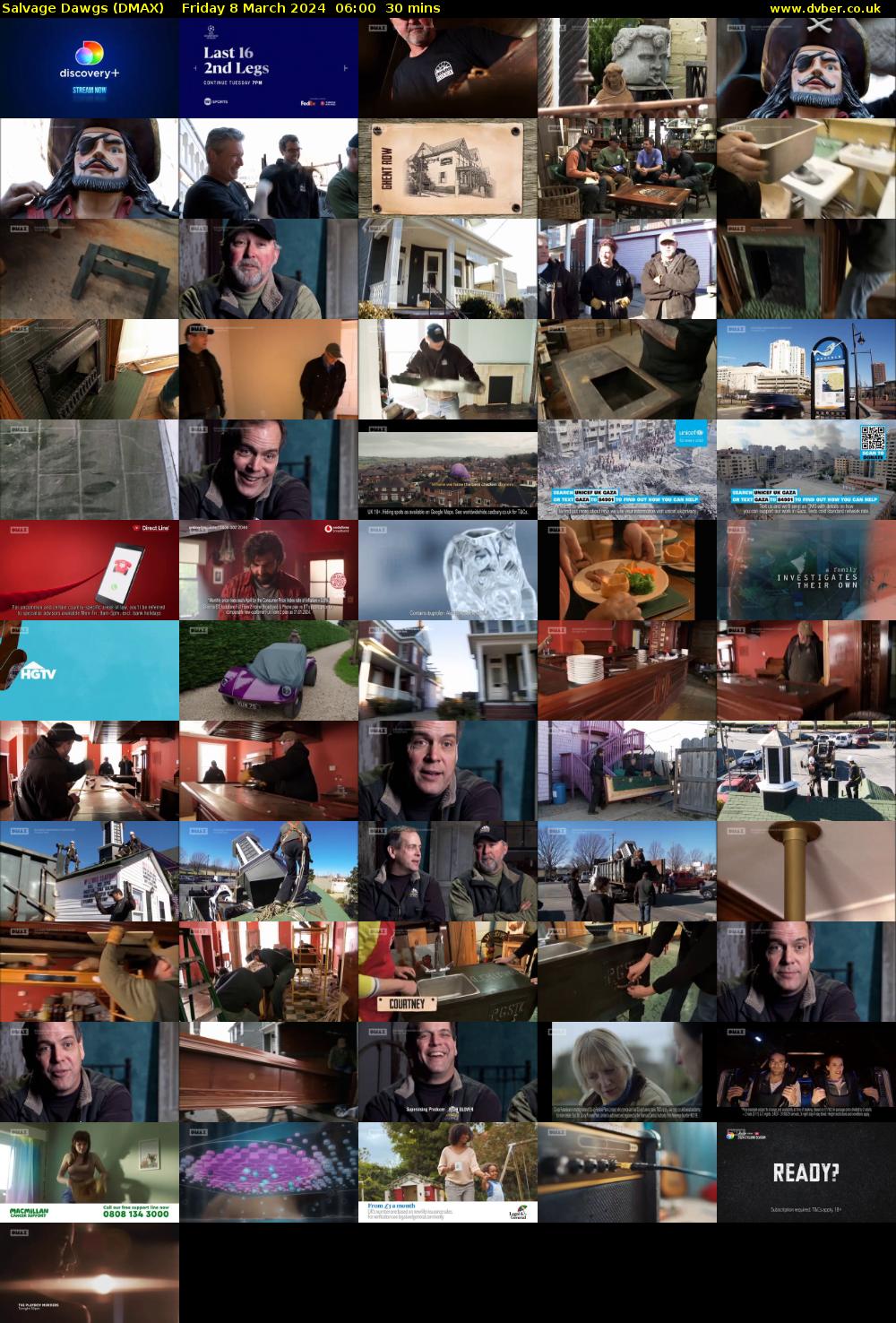 Salvage Dawgs (DMAX) Friday 8 March 2024 06:00 - 06:30