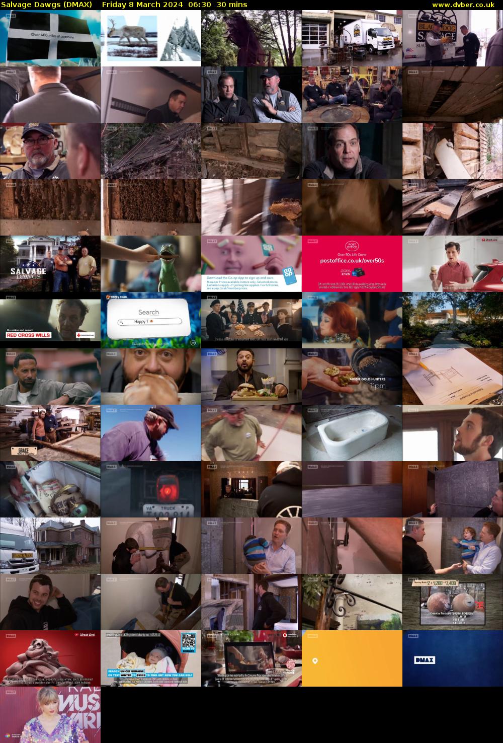 Salvage Dawgs (DMAX) Friday 8 March 2024 06:30 - 07:00