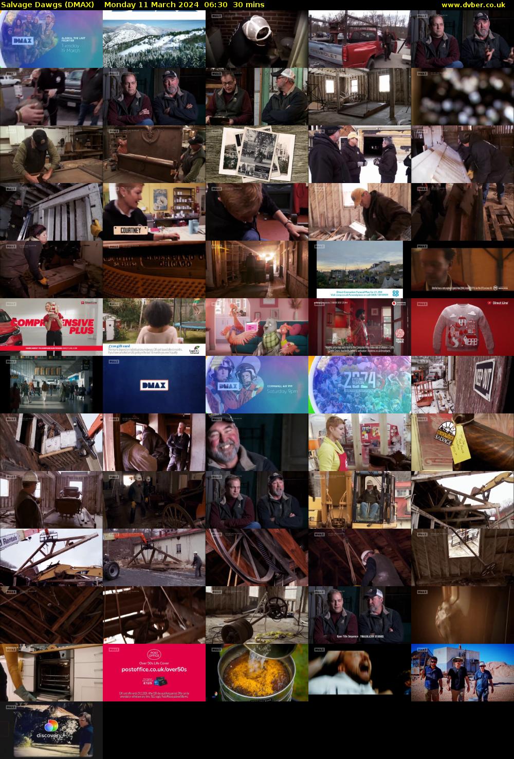 Salvage Dawgs (DMAX) Monday 11 March 2024 06:30 - 07:00
