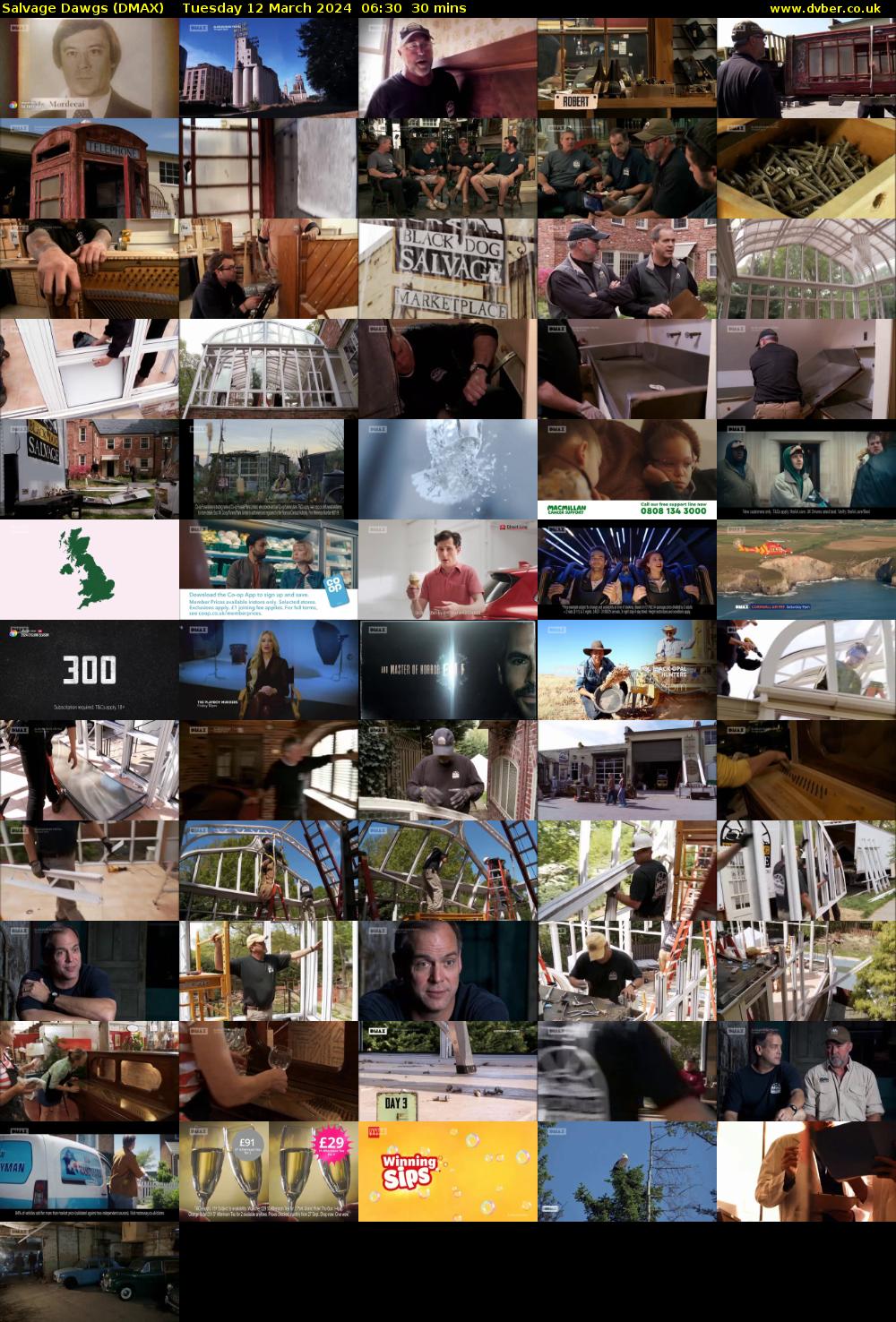 Salvage Dawgs (DMAX) Tuesday 12 March 2024 06:30 - 07:00