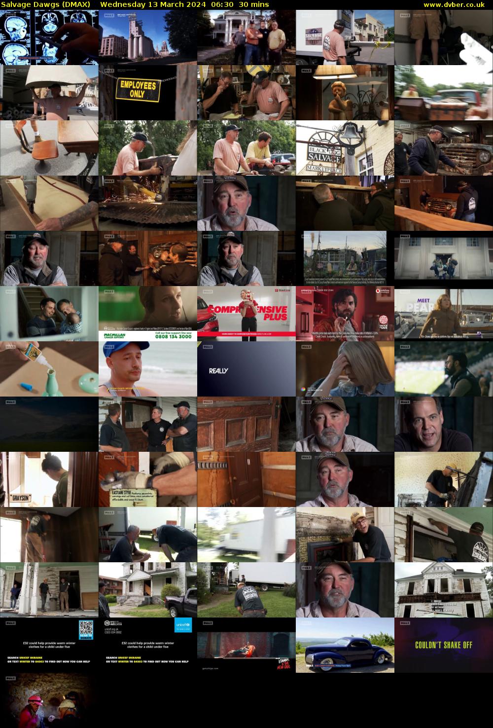 Salvage Dawgs (DMAX) Wednesday 13 March 2024 06:30 - 07:00