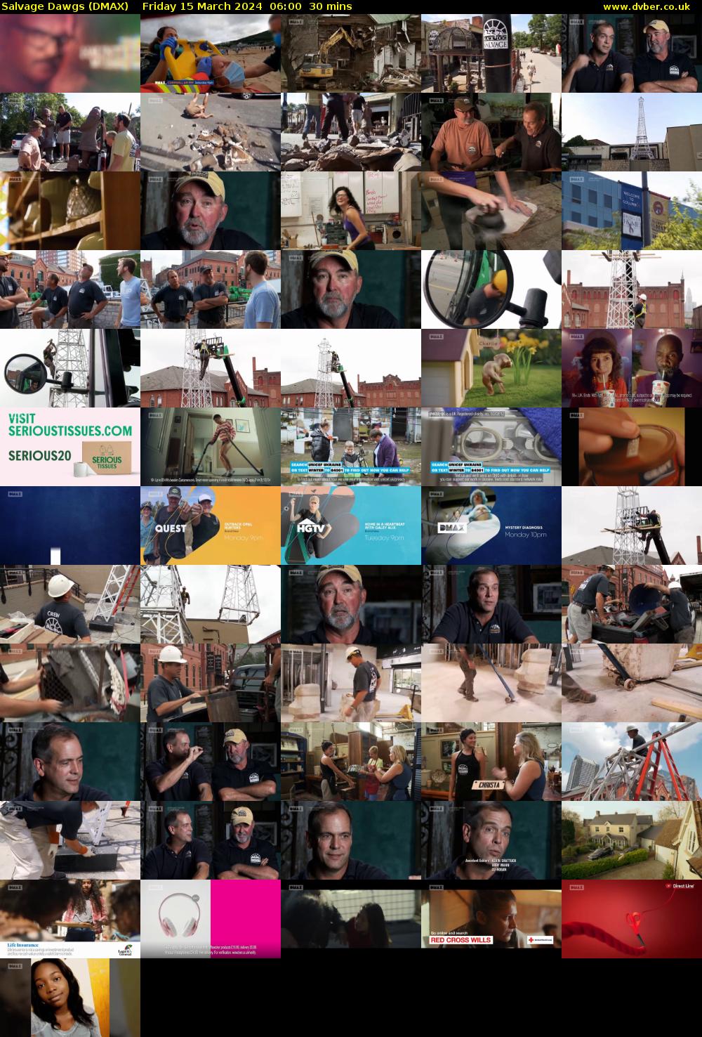 Salvage Dawgs (DMAX) Friday 15 March 2024 06:00 - 06:30