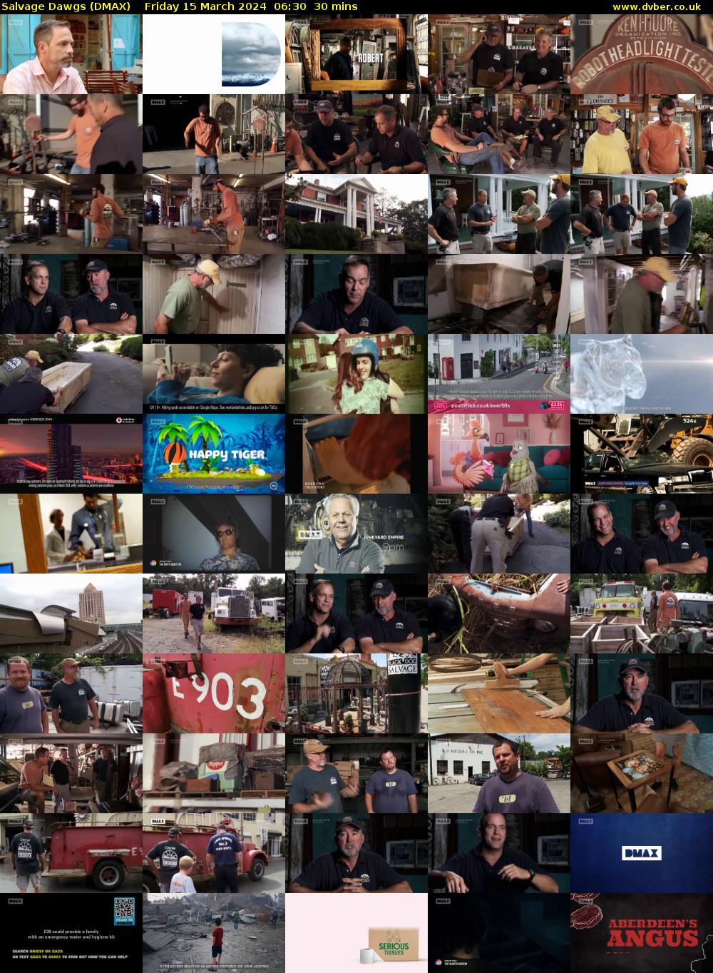 Salvage Dawgs (DMAX) Friday 15 March 2024 06:30 - 07:00