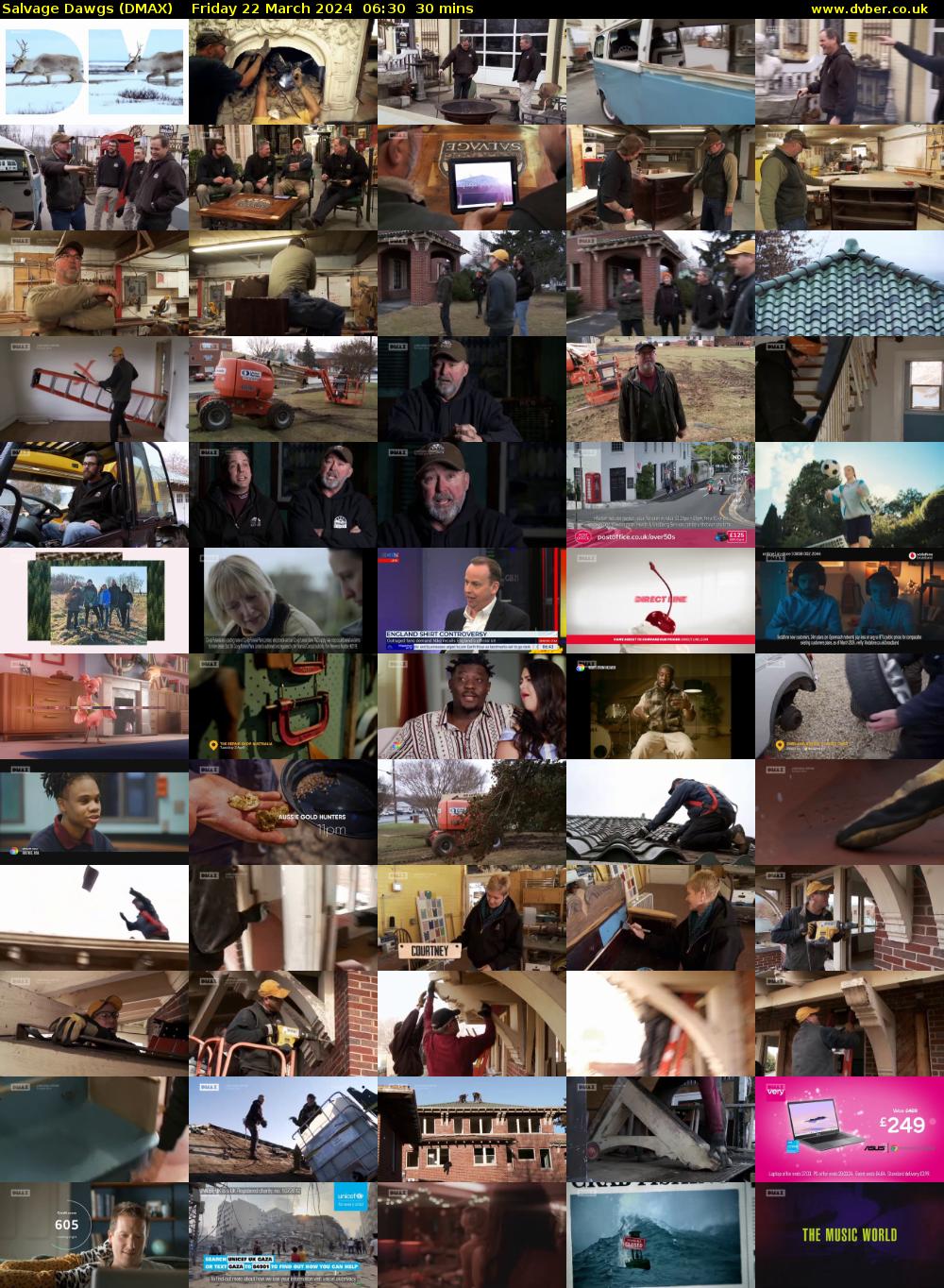Salvage Dawgs (DMAX) Friday 22 March 2024 06:30 - 07:00