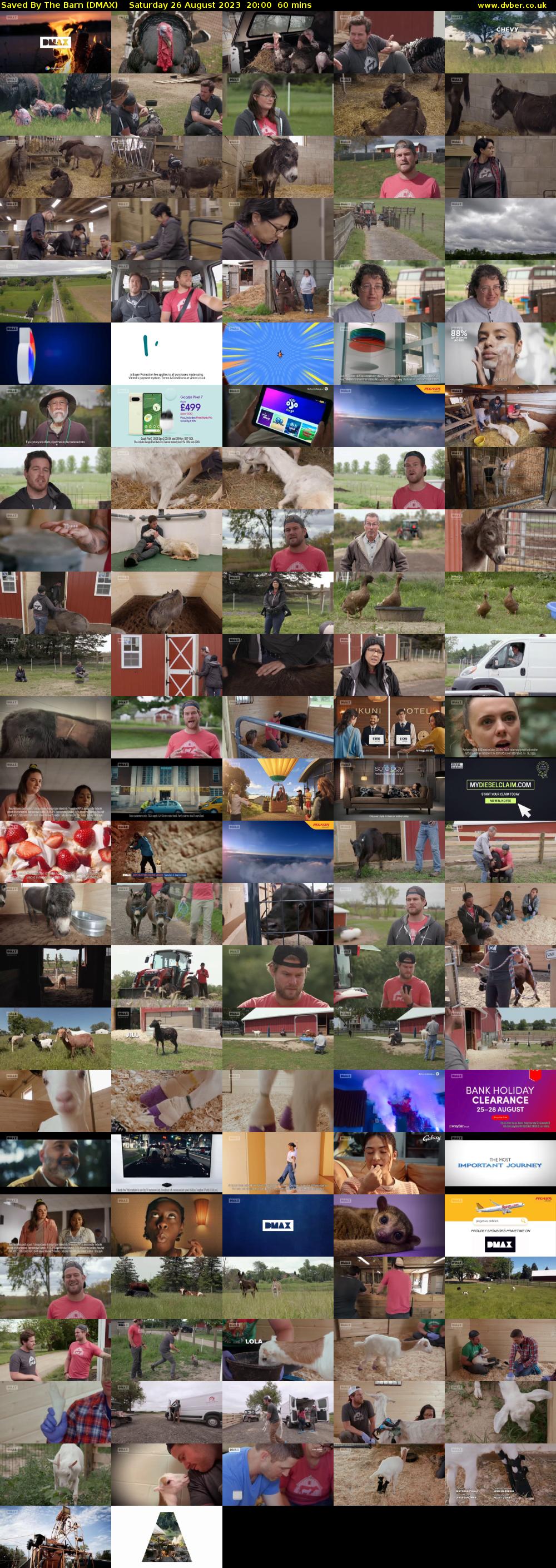 Saved By The Barn (DMAX) Saturday 26 August 2023 20:00 - 21:00