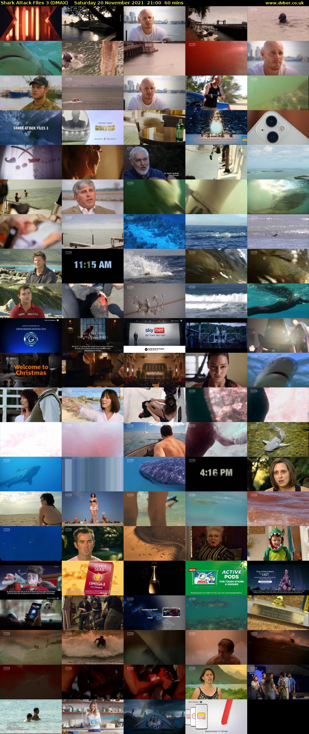 Shark Attack Files 3 (DMAX) Saturday 20 November 2021 21:00 - 22:00