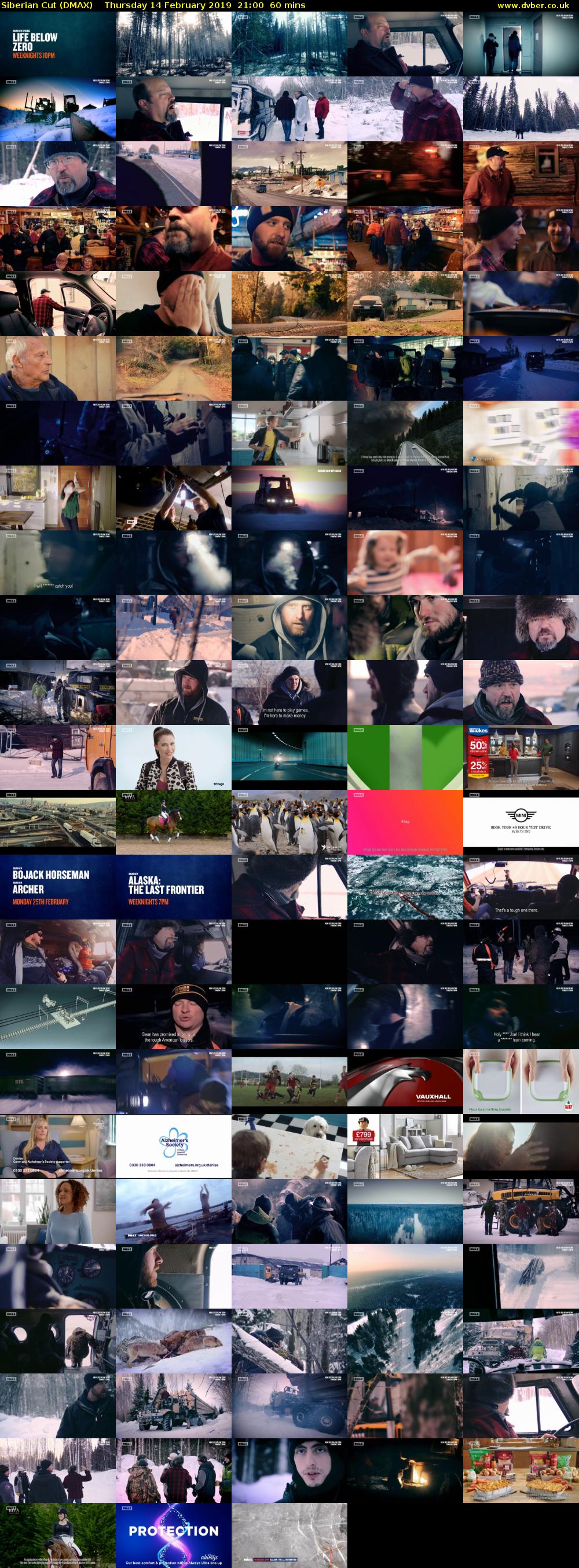 Siberian Cut (DMAX) Thursday 14 February 2019 21:00 - 22:00
