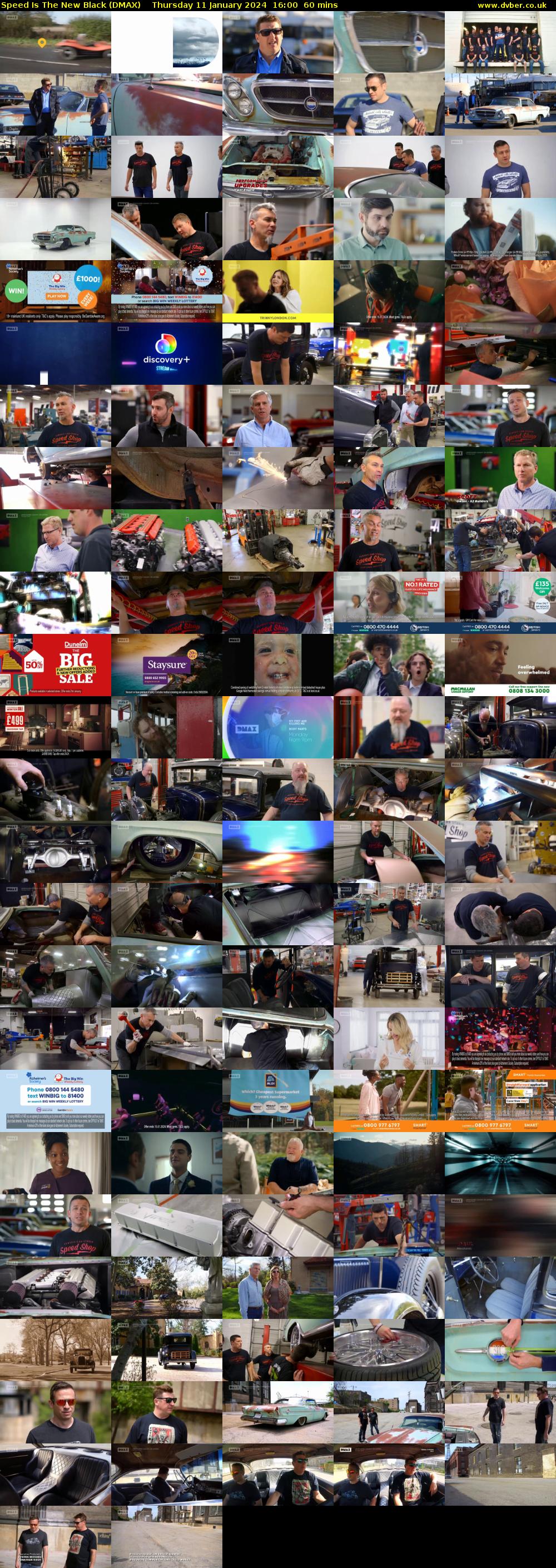 Speed Is The New Black (DMAX) Thursday 11 January 2024 16:00 - 17:00