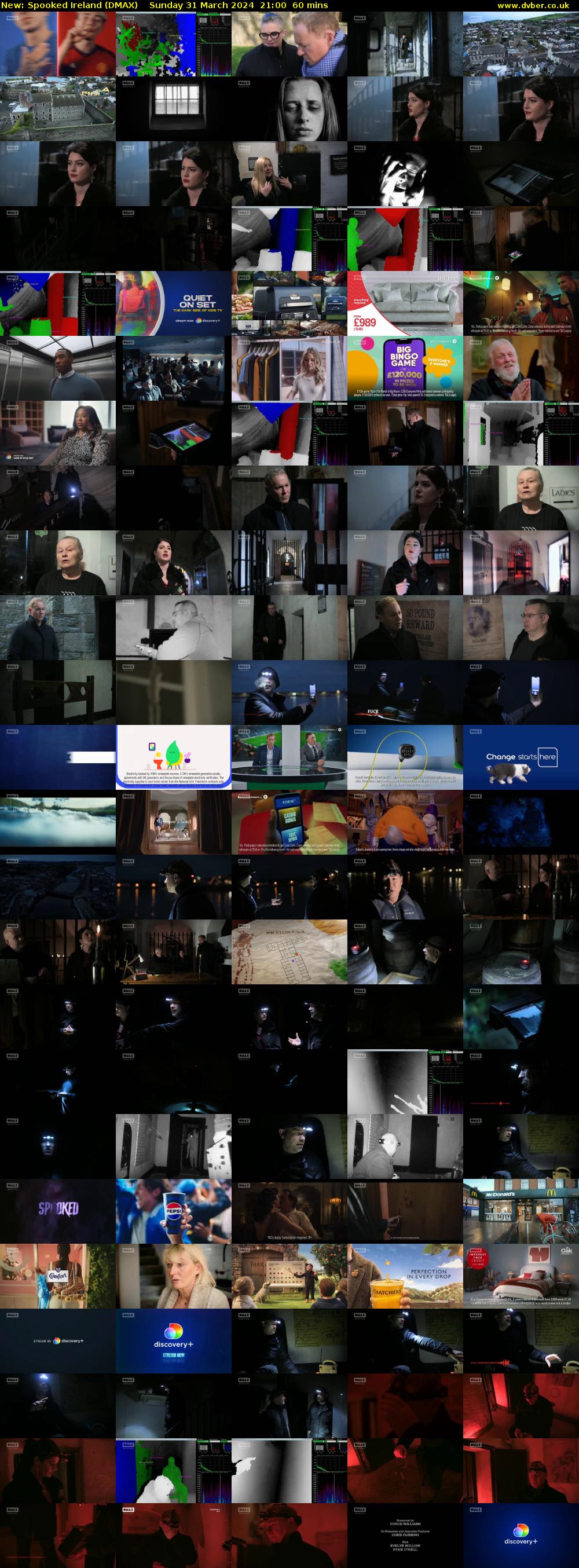 Spooked Ireland (DMAX) Sunday 31 March 2024 21:00 - 22:00