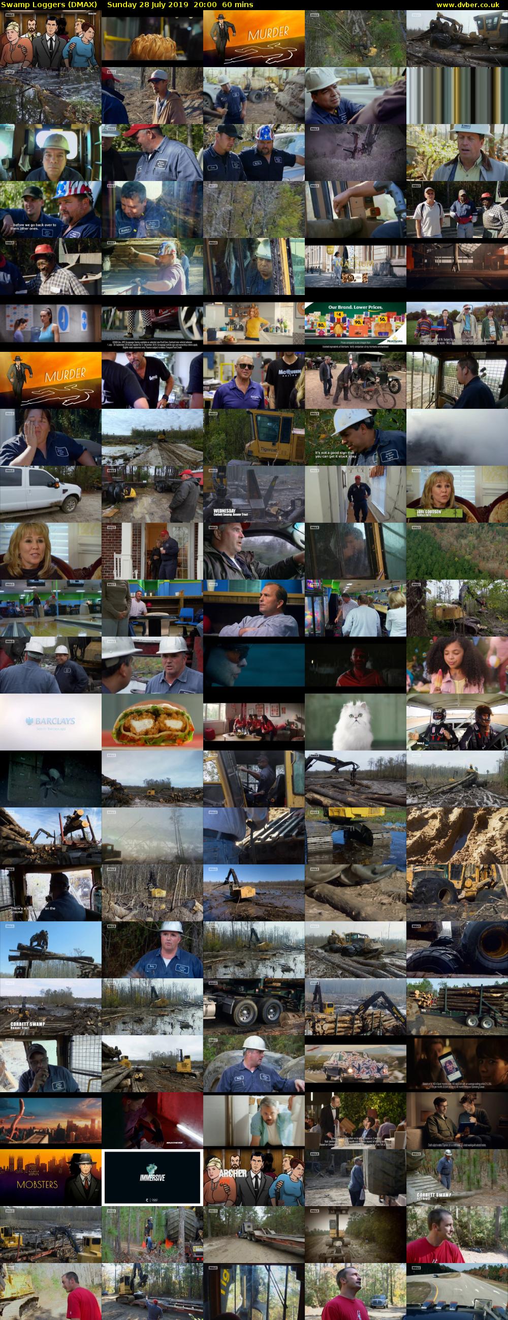 Swamp Loggers (DMAX) Sunday 28 July 2019 20:00 - 21:00