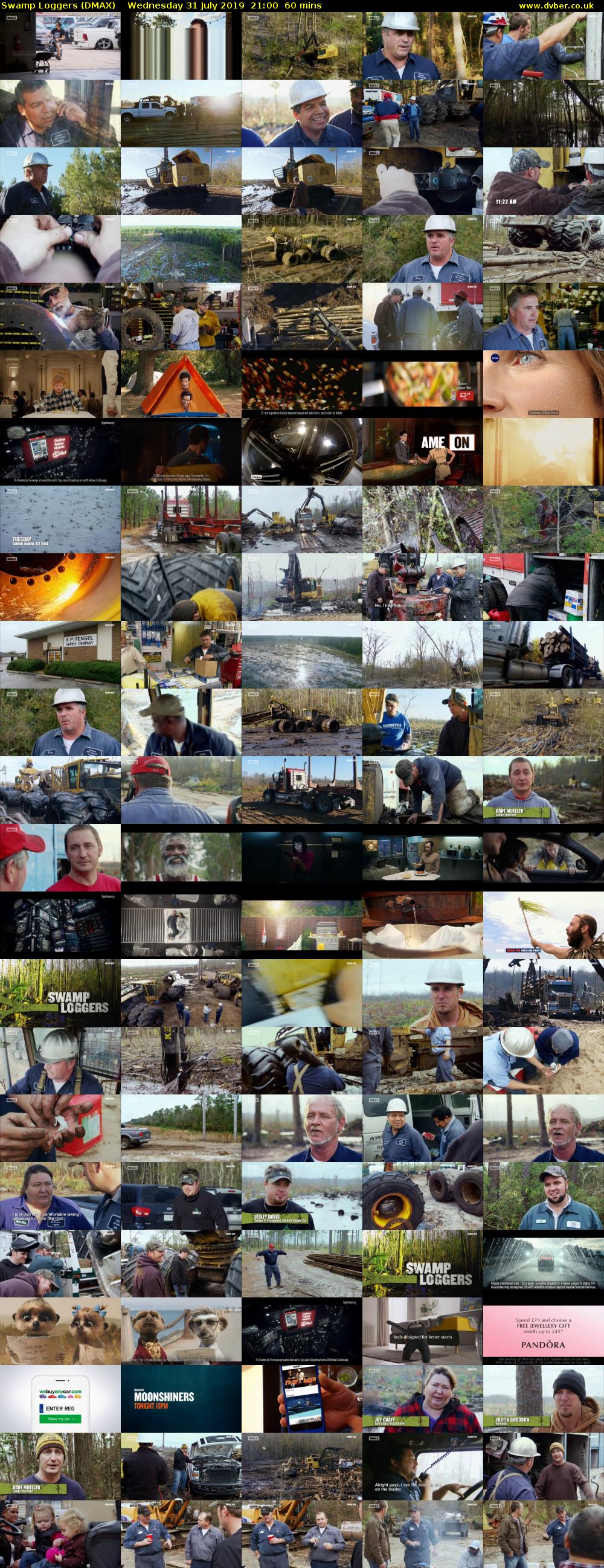 Swamp Loggers (DMAX) Wednesday 31 July 2019 21:00 - 22:00