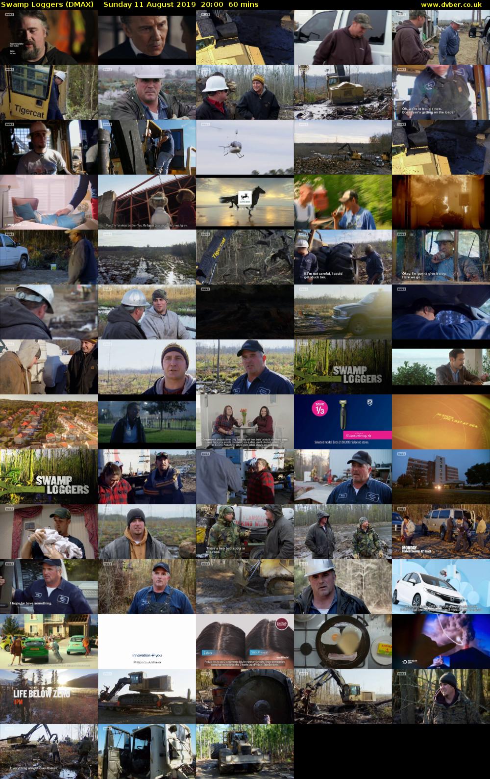 Swamp Loggers (DMAX) Sunday 11 August 2019 20:00 - 21:00