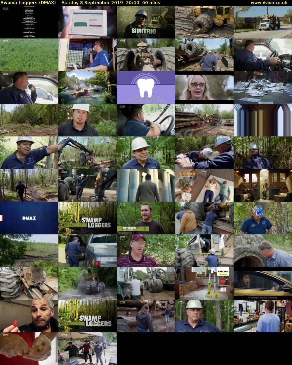 Swamp Loggers (DMAX) Sunday 8 September 2019 20:00 - 21:00