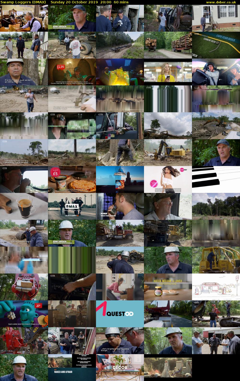 Swamp Loggers (DMAX) Sunday 20 October 2019 20:00 - 21:00