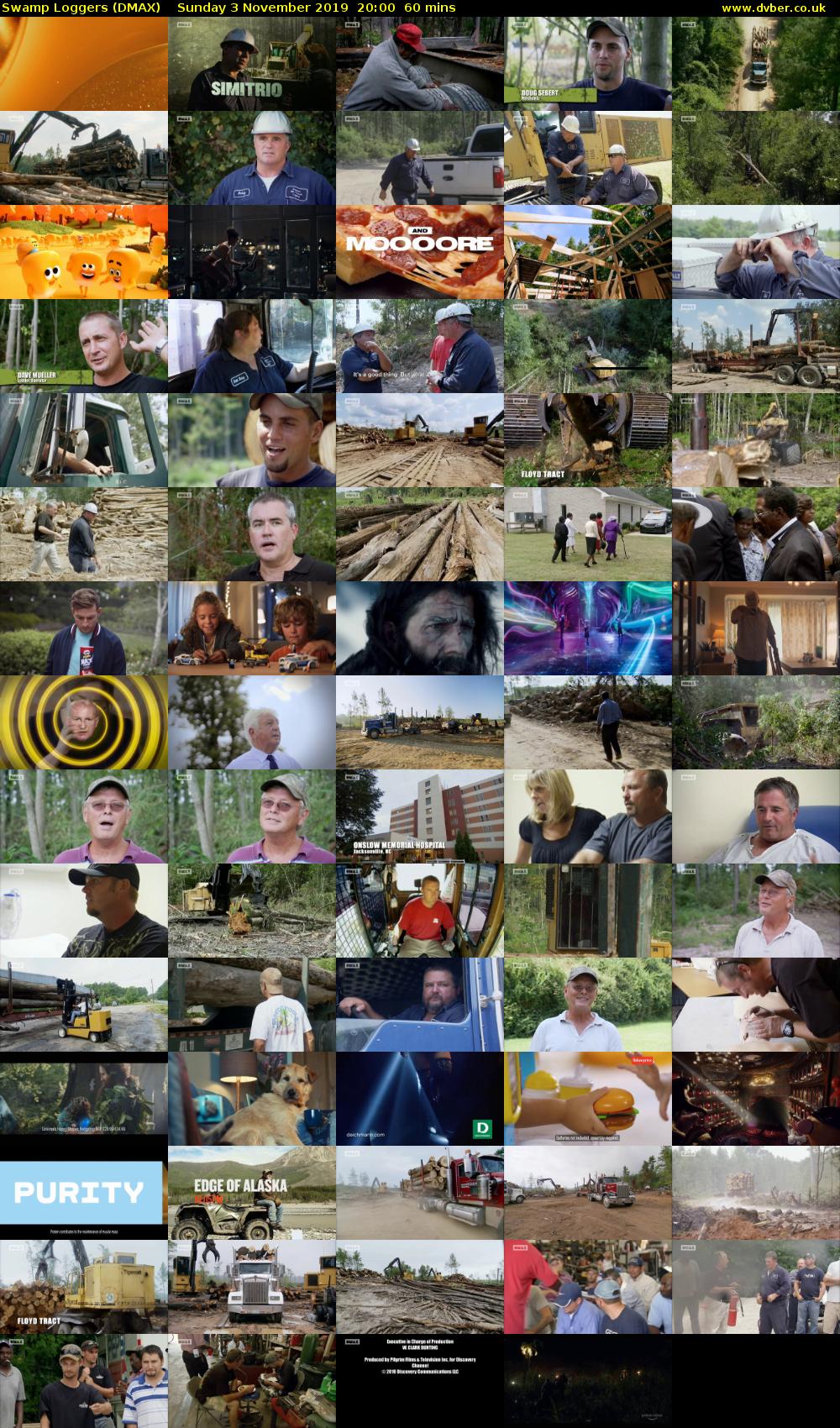 Swamp Loggers (DMAX) Sunday 3 November 2019 20:00 - 21:00