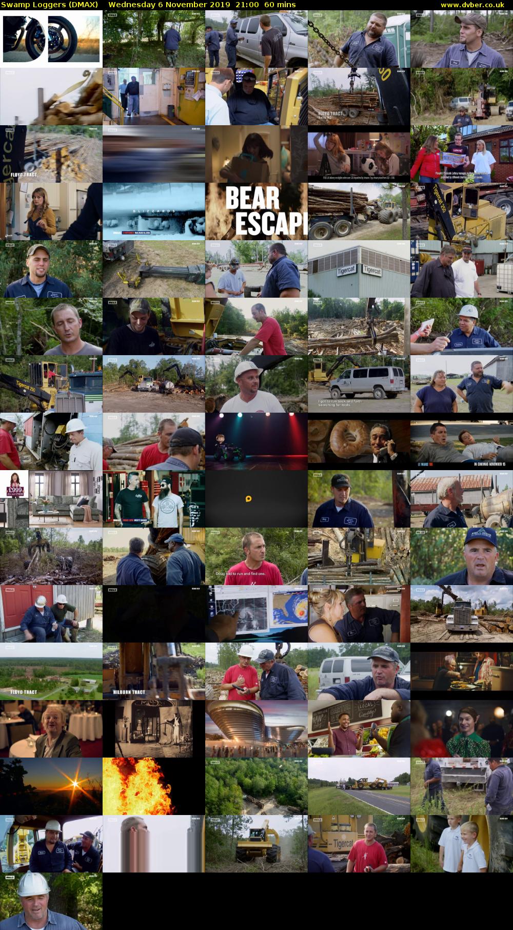 Swamp Loggers (DMAX) Wednesday 6 November 2019 21:00 - 22:00