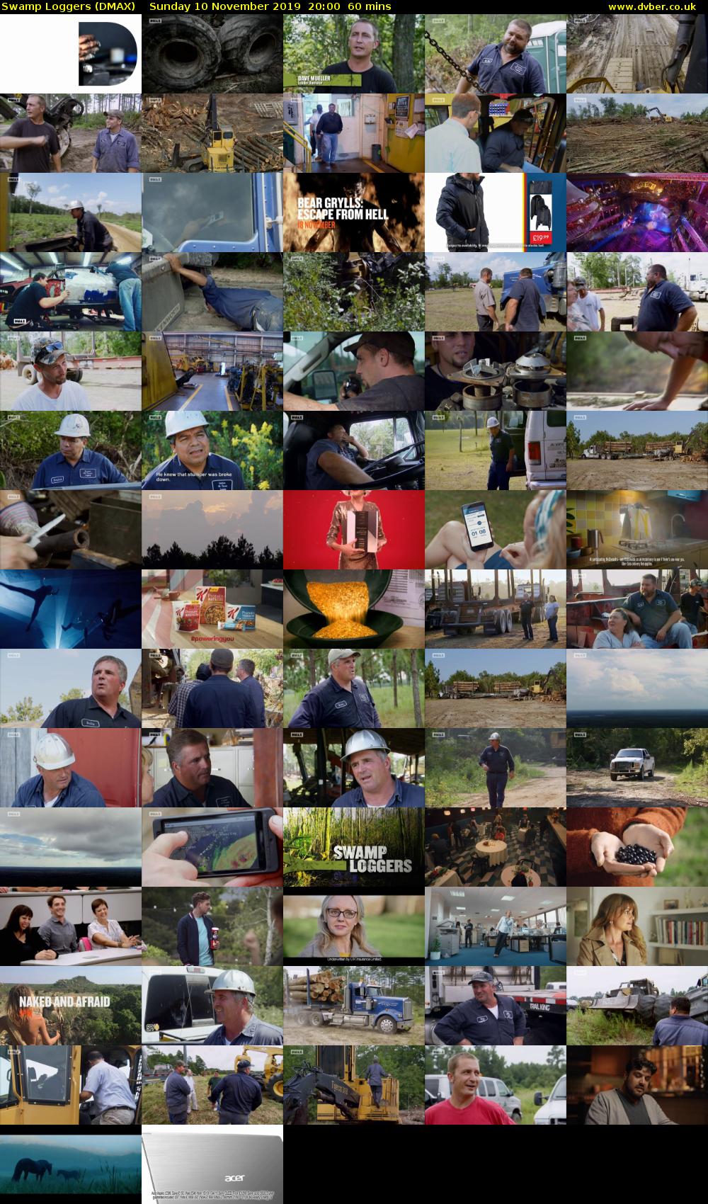 Swamp Loggers (DMAX) Sunday 10 November 2019 20:00 - 21:00