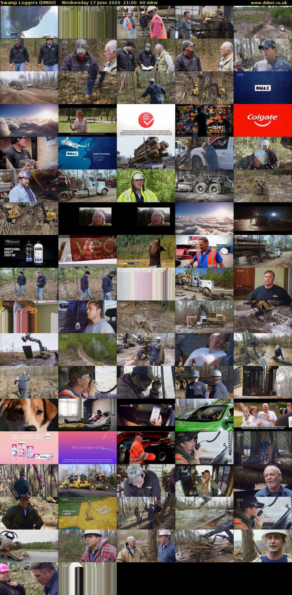 Swamp Loggers (DMAX) Wednesday 17 June 2020 21:00 - 22:00