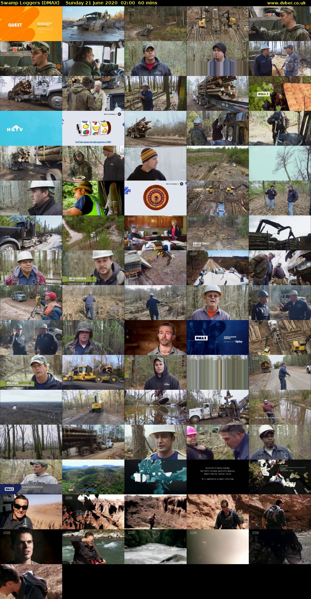 Swamp Loggers (DMAX) Sunday 21 June 2020 02:00 - 03:00
