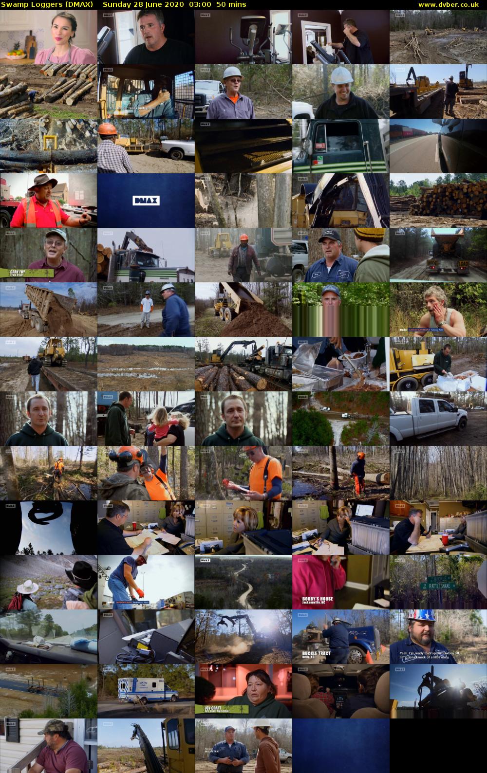 Swamp Loggers (DMAX) Sunday 28 June 2020 03:00 - 03:50