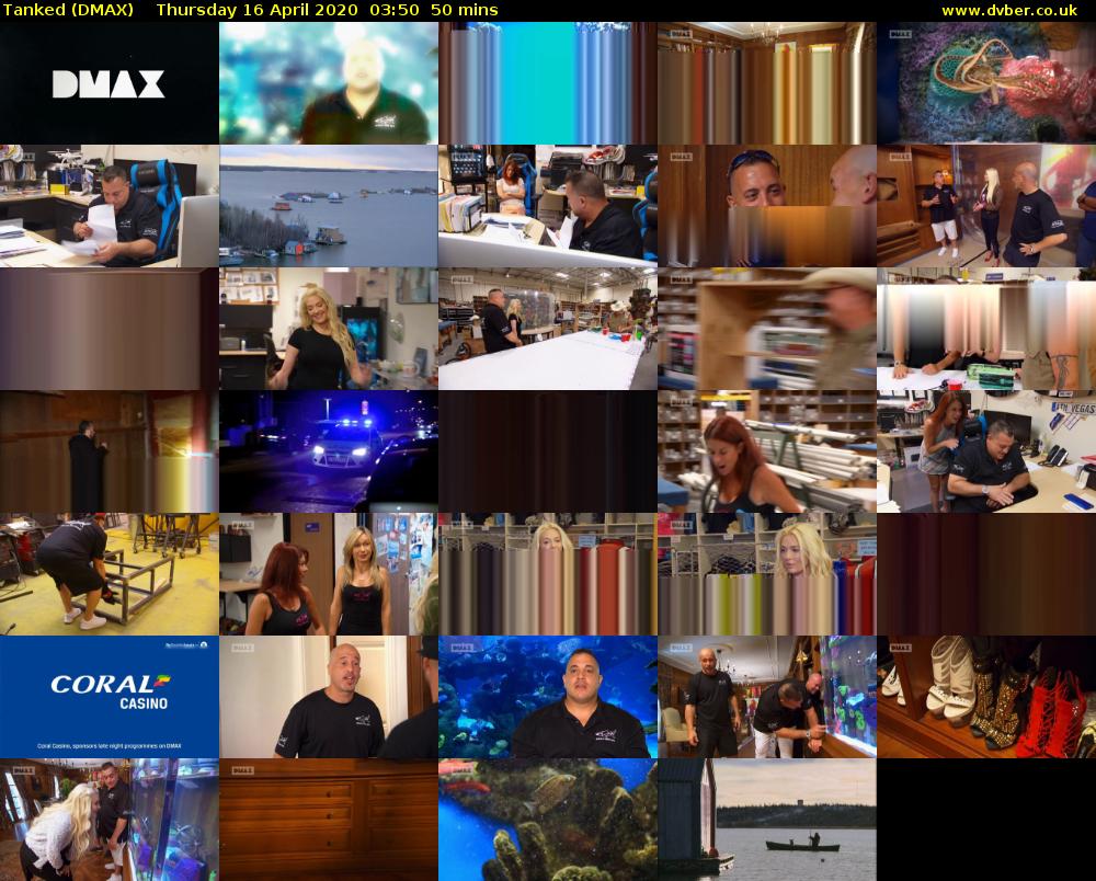 Tanked (DMAX) Thursday 16 April 2020 03:50 - 04:40