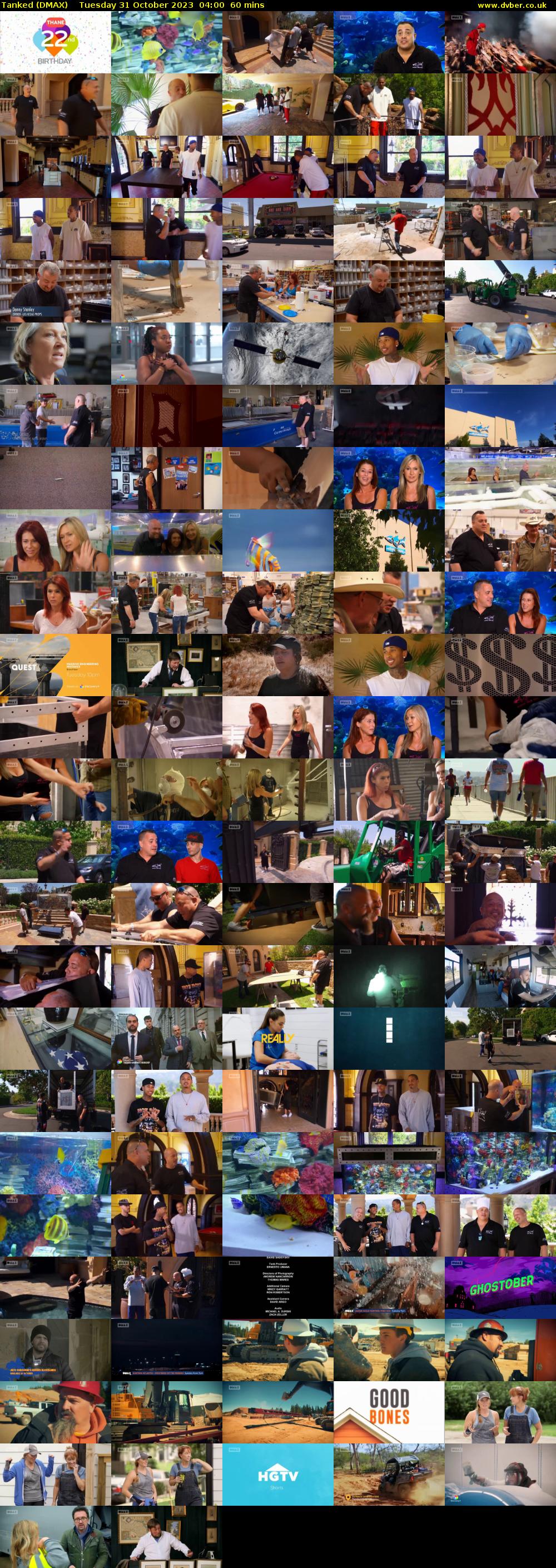 Tanked (DMAX) Tuesday 31 October 2023 04:00 - 05:00