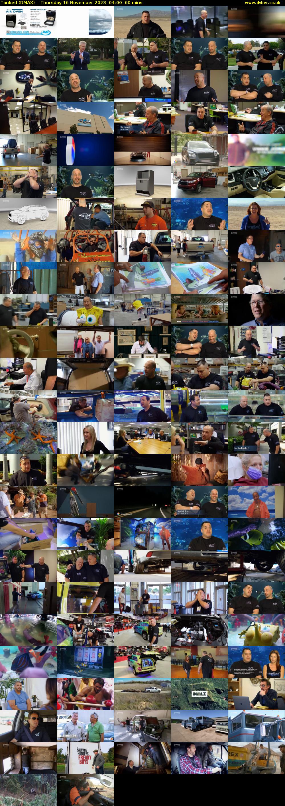 Tanked (DMAX) Thursday 16 November 2023 04:00 - 05:00