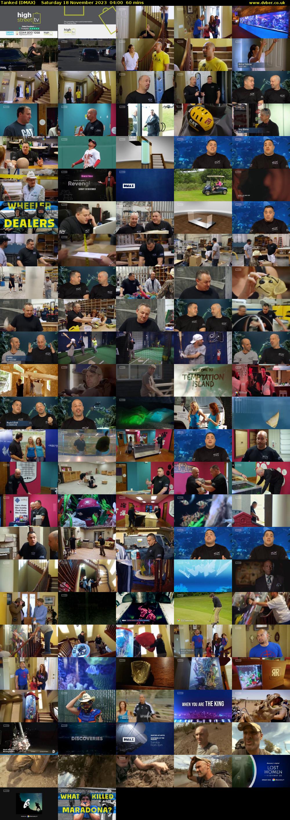 Tanked (DMAX) Saturday 18 November 2023 04:00 - 05:00