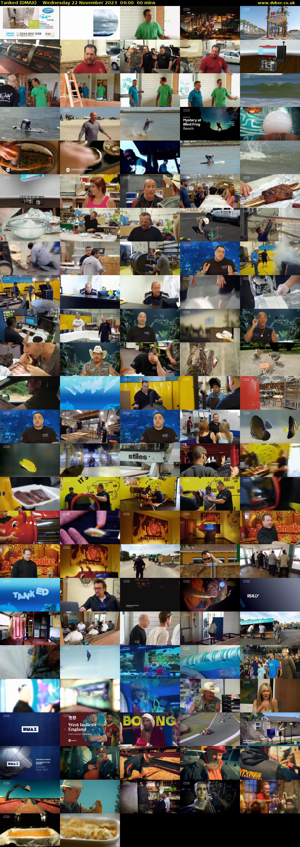 Tanked (DMAX) Wednesday 22 November 2023 04:00 - 05:00