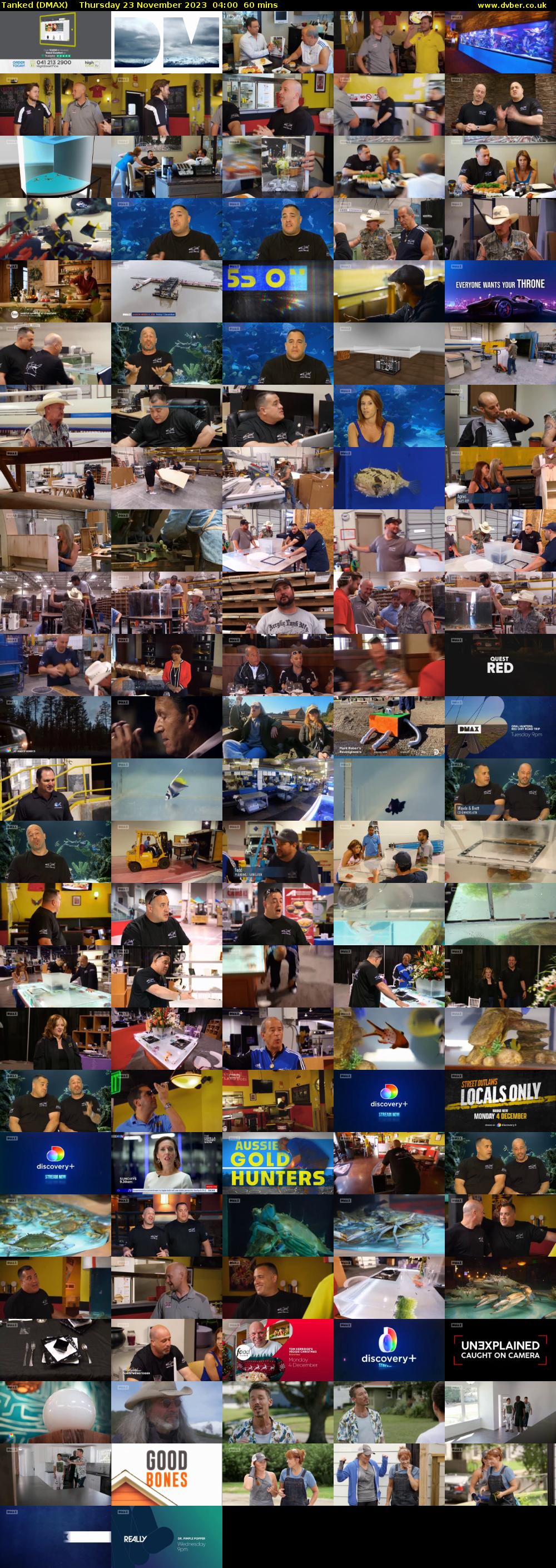 Tanked (DMAX) Thursday 23 November 2023 04:00 - 05:00