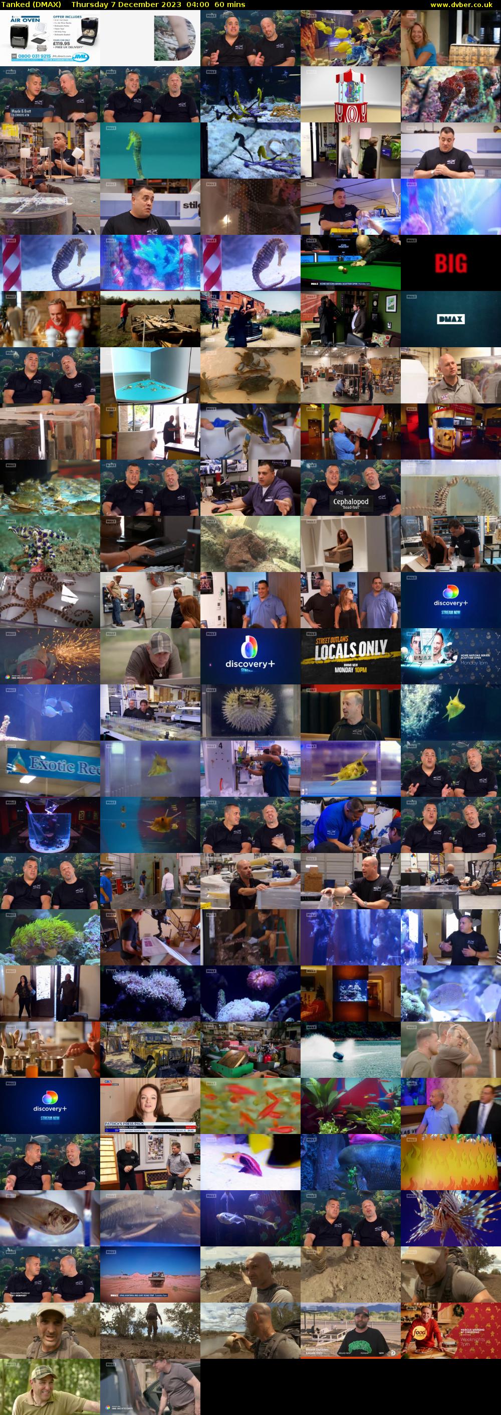 Tanked (DMAX) Thursday 7 December 2023 04:00 - 05:00