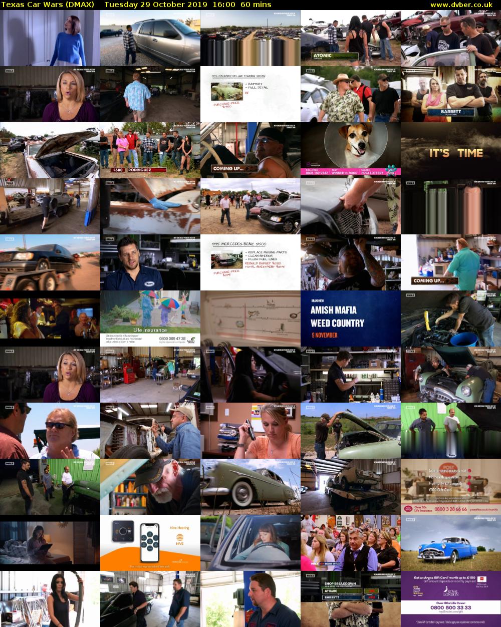 Texas Car Wars (DMAX) Tuesday 29 October 2019 16:00 - 17:00