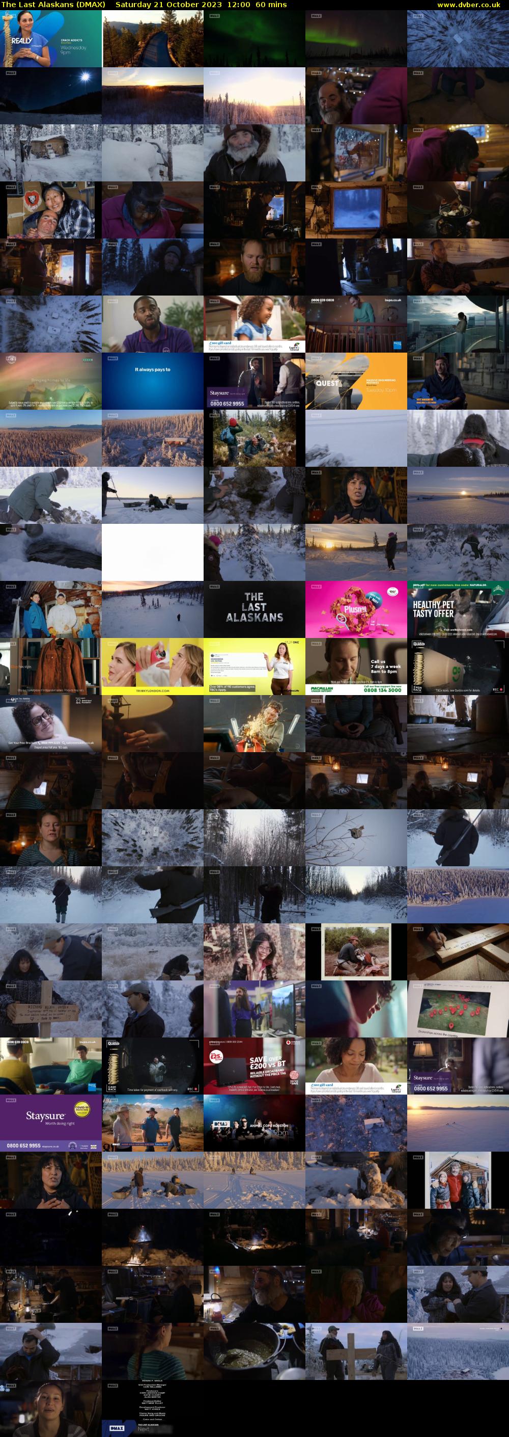 The Last Alaskans (DMAX) Saturday 21 October 2023 12:00 - 13:00