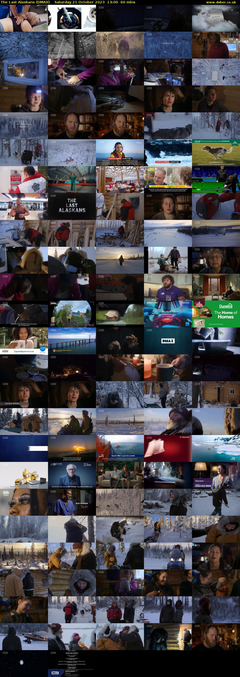 The Last Alaskans (DMAX) Saturday 21 October 2023 13:00 - 14:00