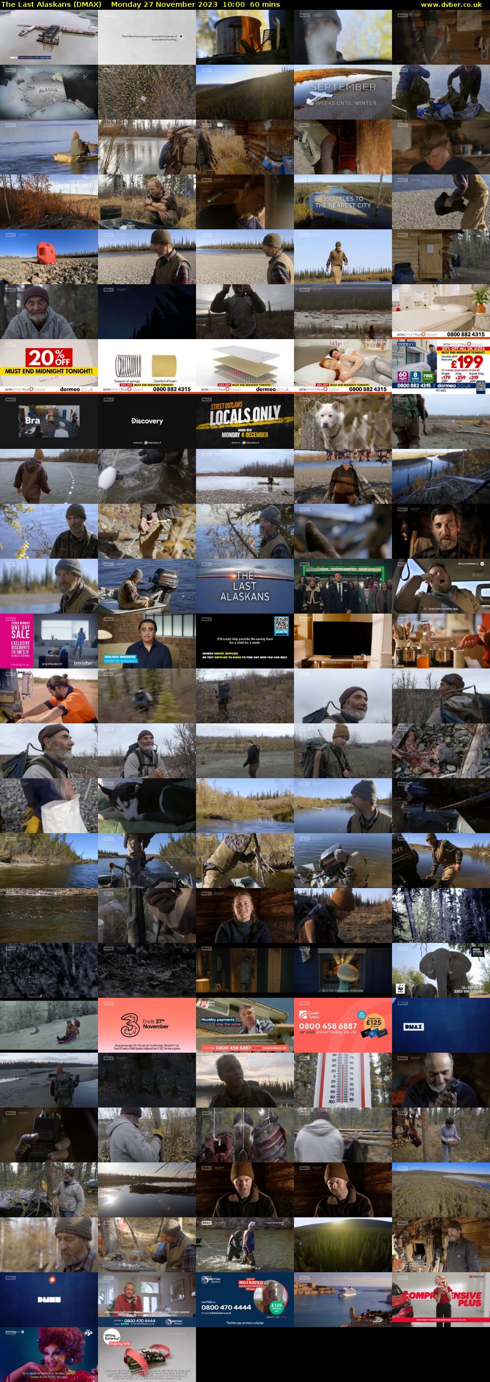The Last Alaskans (DMAX) Monday 27 November 2023 10:00 - 11:00