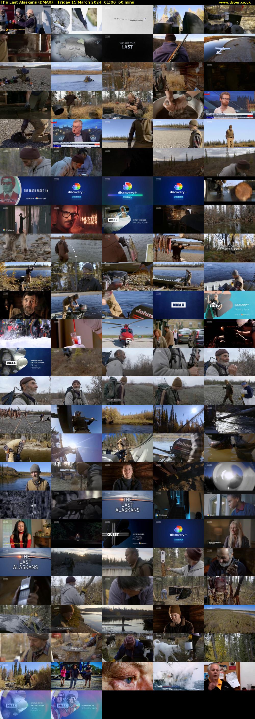 The Last Alaskans (DMAX) Friday 15 March 2024 01:00 - 02:00