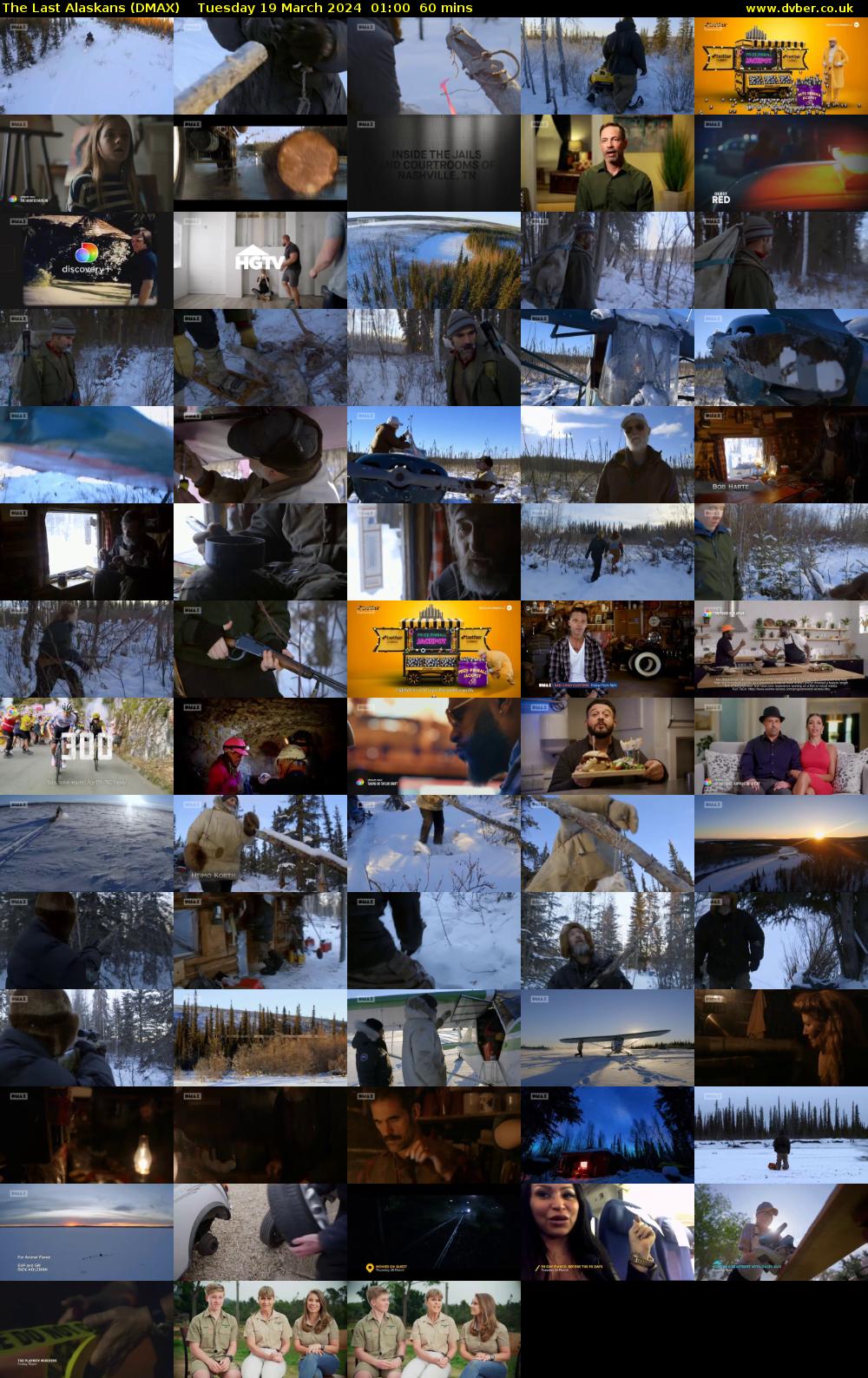 The Last Alaskans (DMAX) Tuesday 19 March 2024 01:00 - 02:00
