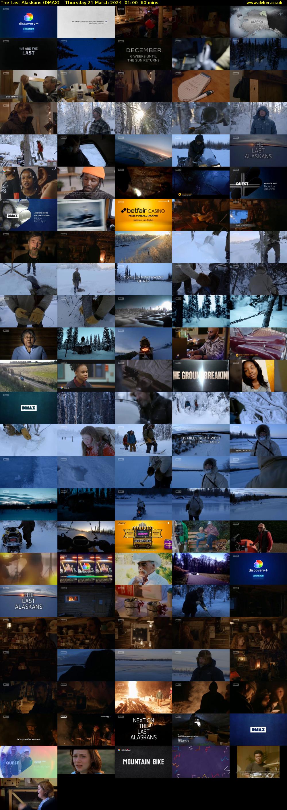 The Last Alaskans (DMAX) Thursday 21 March 2024 01:00 - 02:00