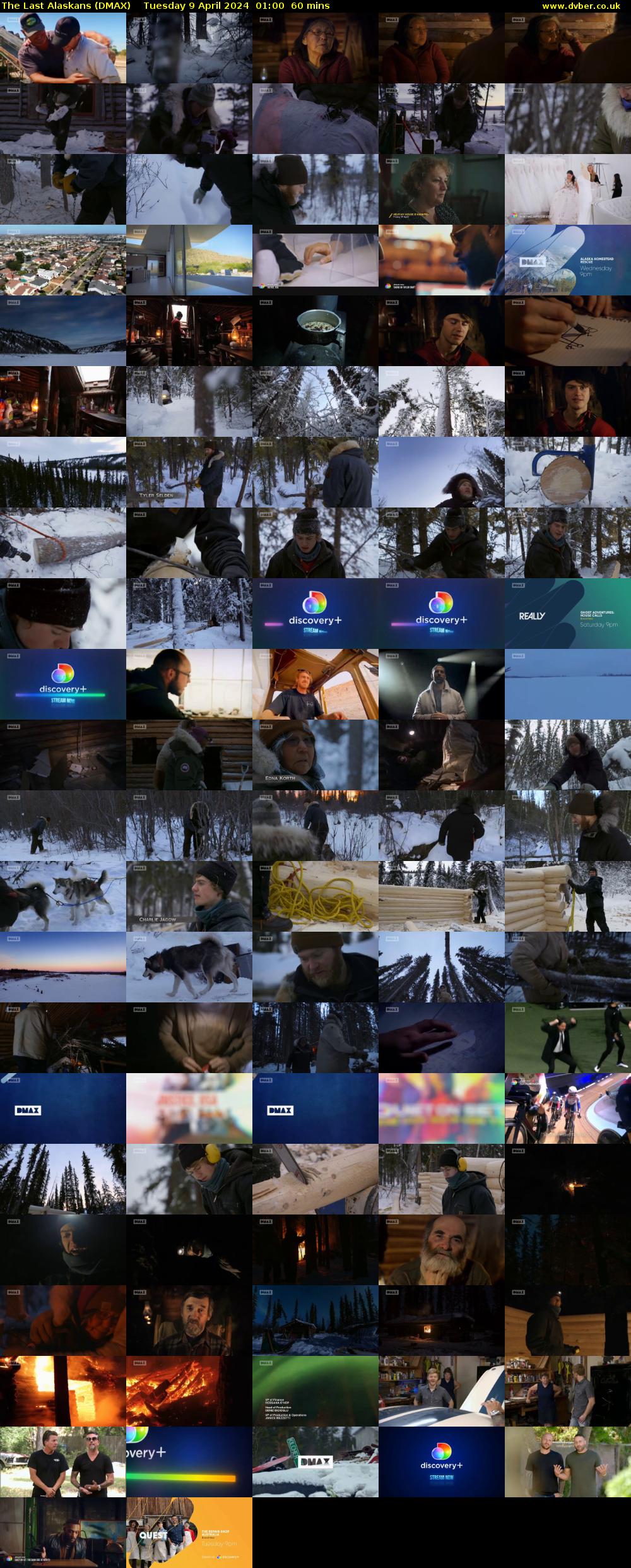 The Last Alaskans (DMAX) Tuesday 9 April 2024 01:00 - 02:00