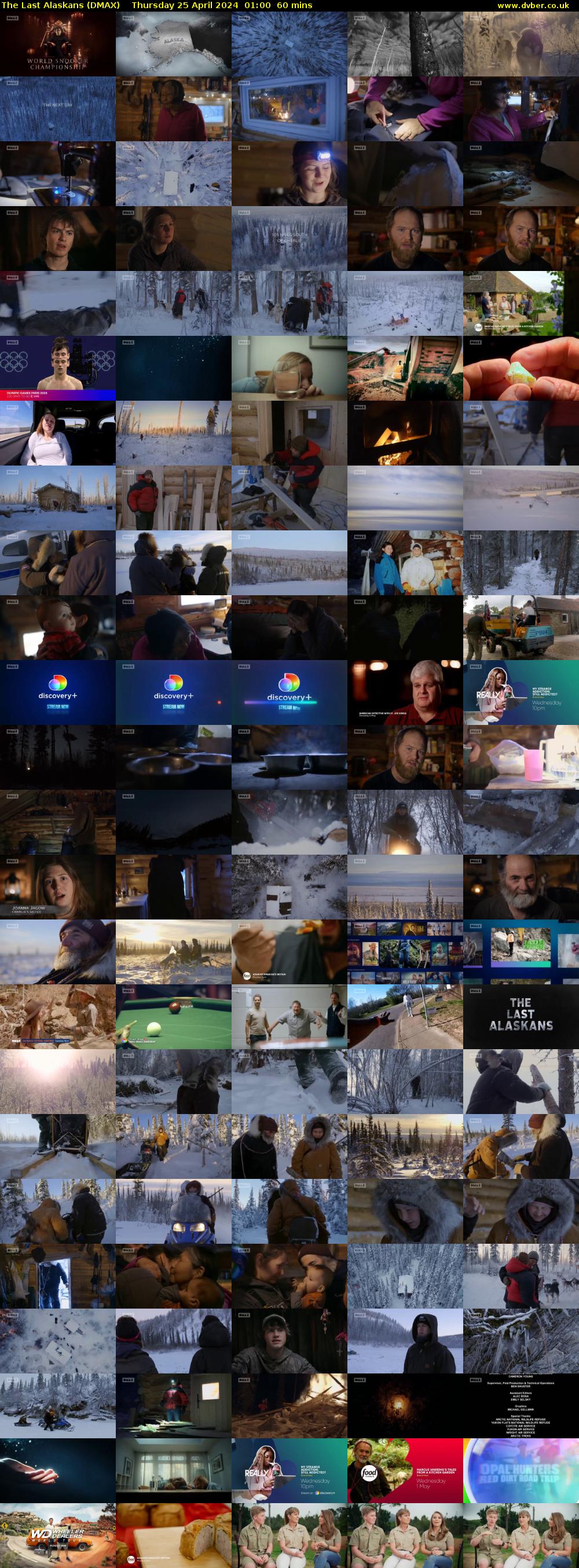 The Last Alaskans (DMAX) Thursday 25 April 2024 01:00 - 02:00