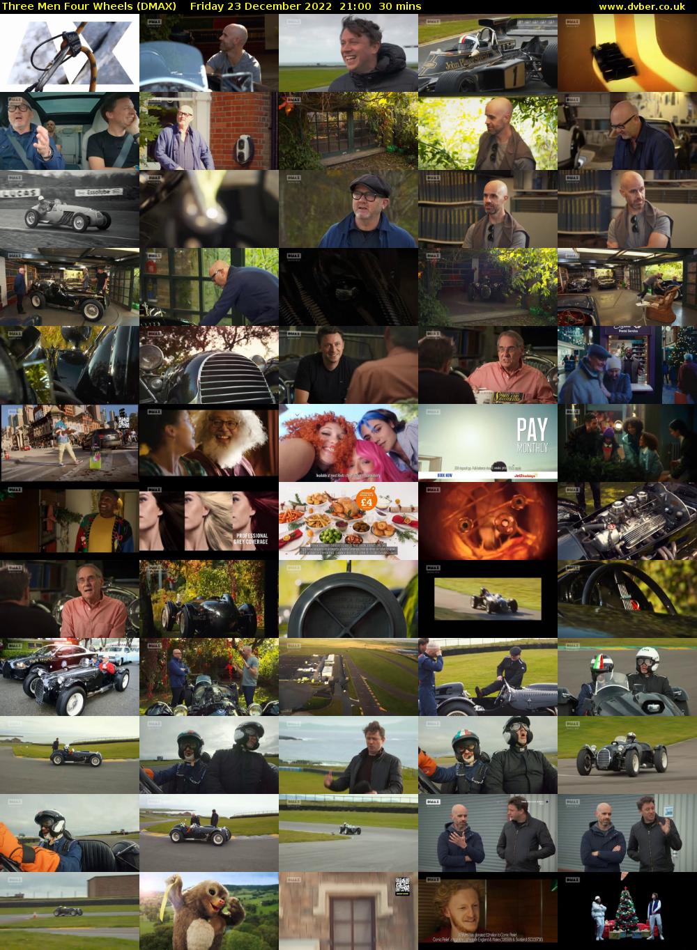 Three Men Four Wheels (DMAX) Friday 23 December 2022 21:00 - 21:30