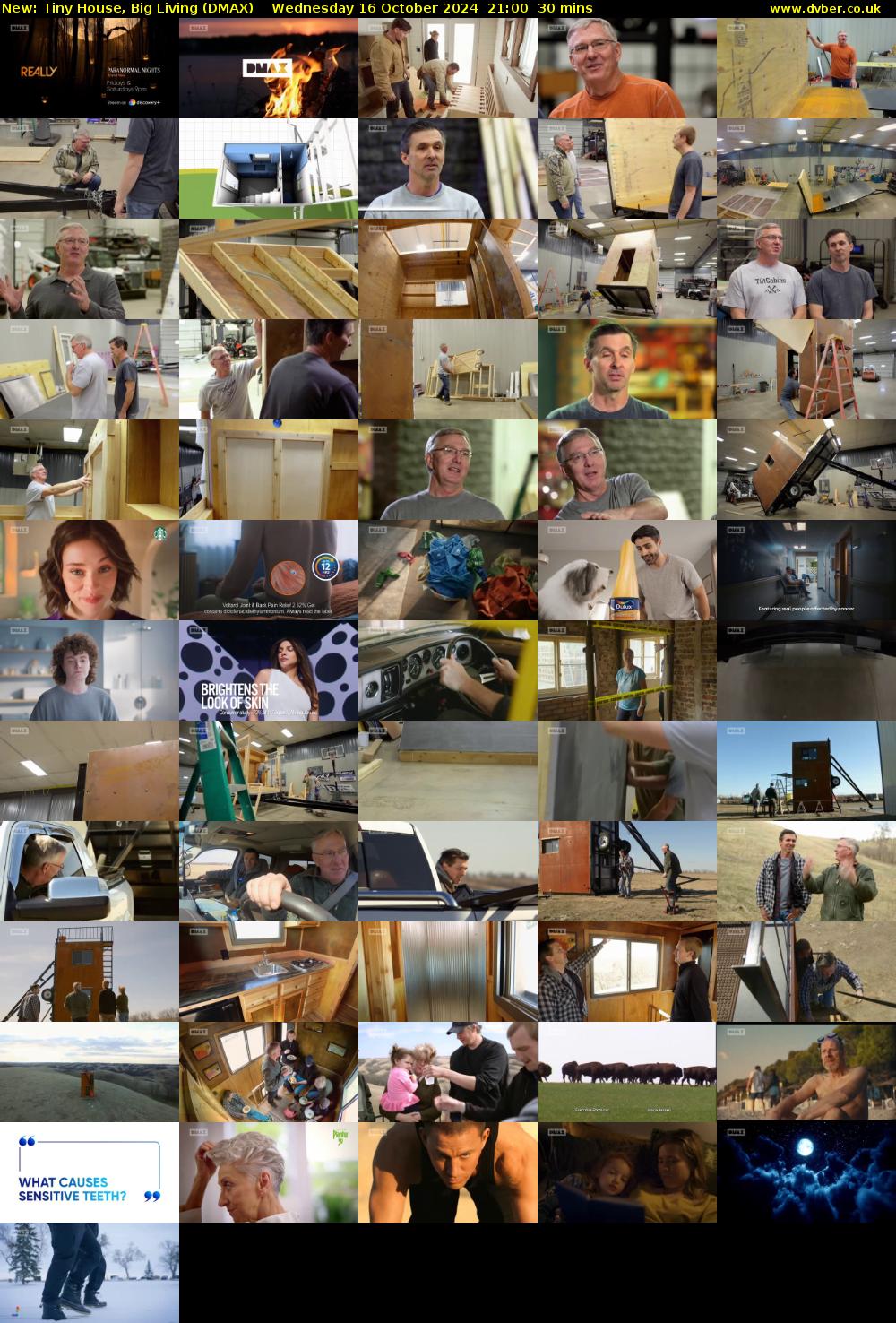 Tiny House, Big Living (DMAX) Wednesday 16 October 2024 21:00 - 21:30