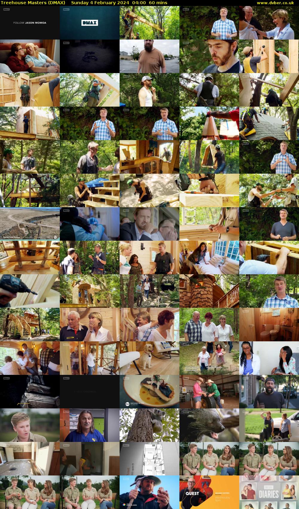 Treehouse Masters (DMAX) Sunday 4 February 2024 04:00 - 05:00