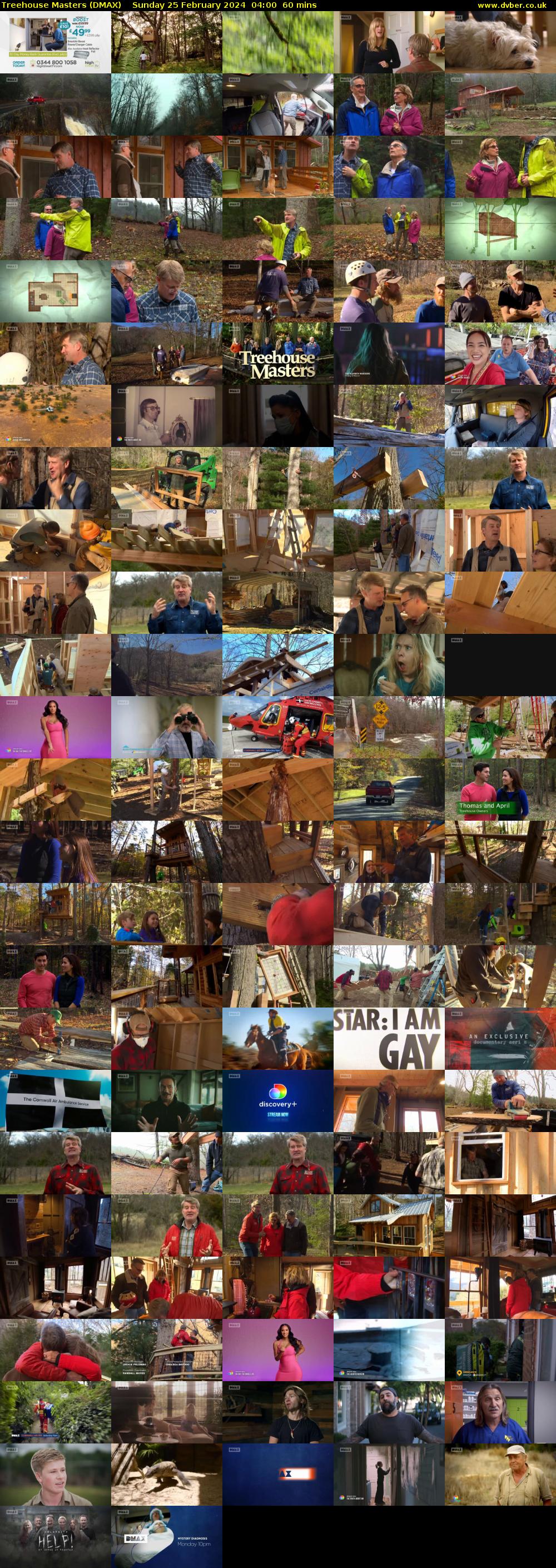 Treehouse Masters (DMAX) Sunday 25 February 2024 04:00 - 05:00