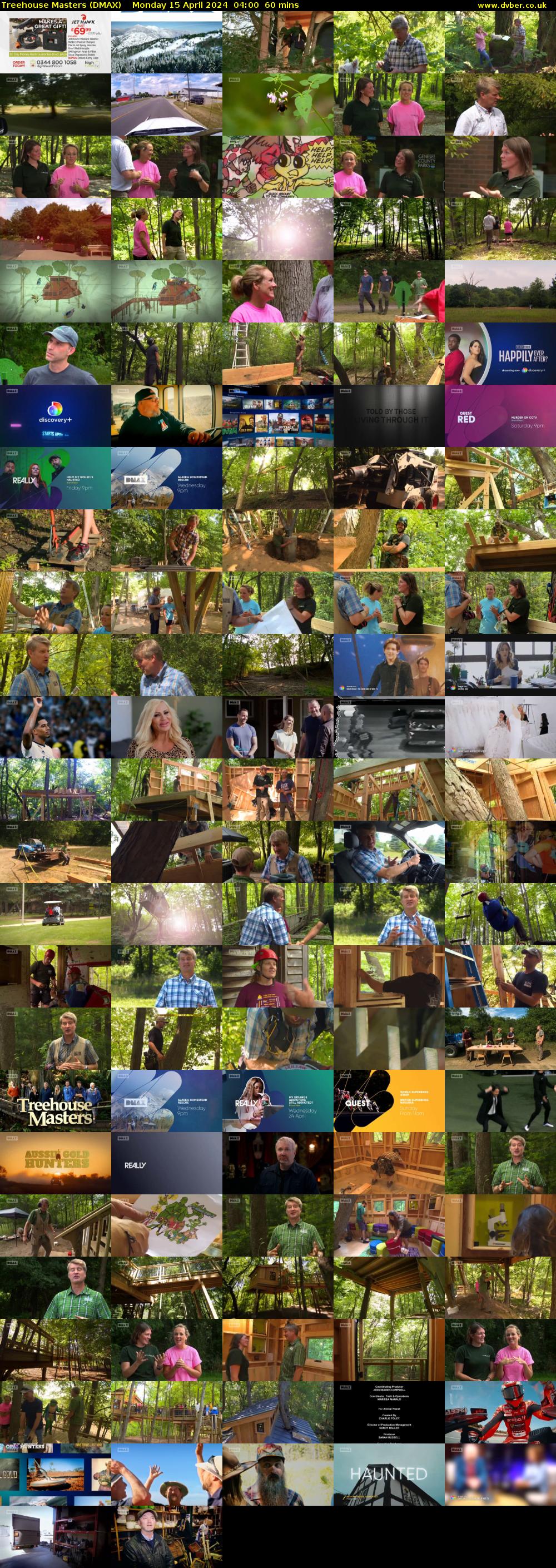 Treehouse Masters (DMAX) Monday 15 April 2024 04:00 - 05:00